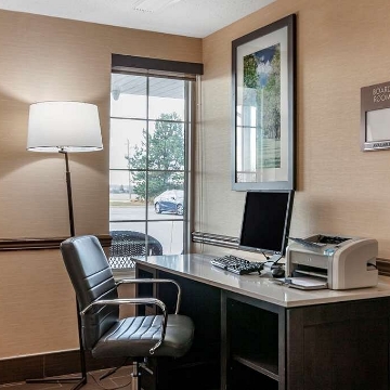 What business amenities does Comfort Inn & Suites Geneva offer?